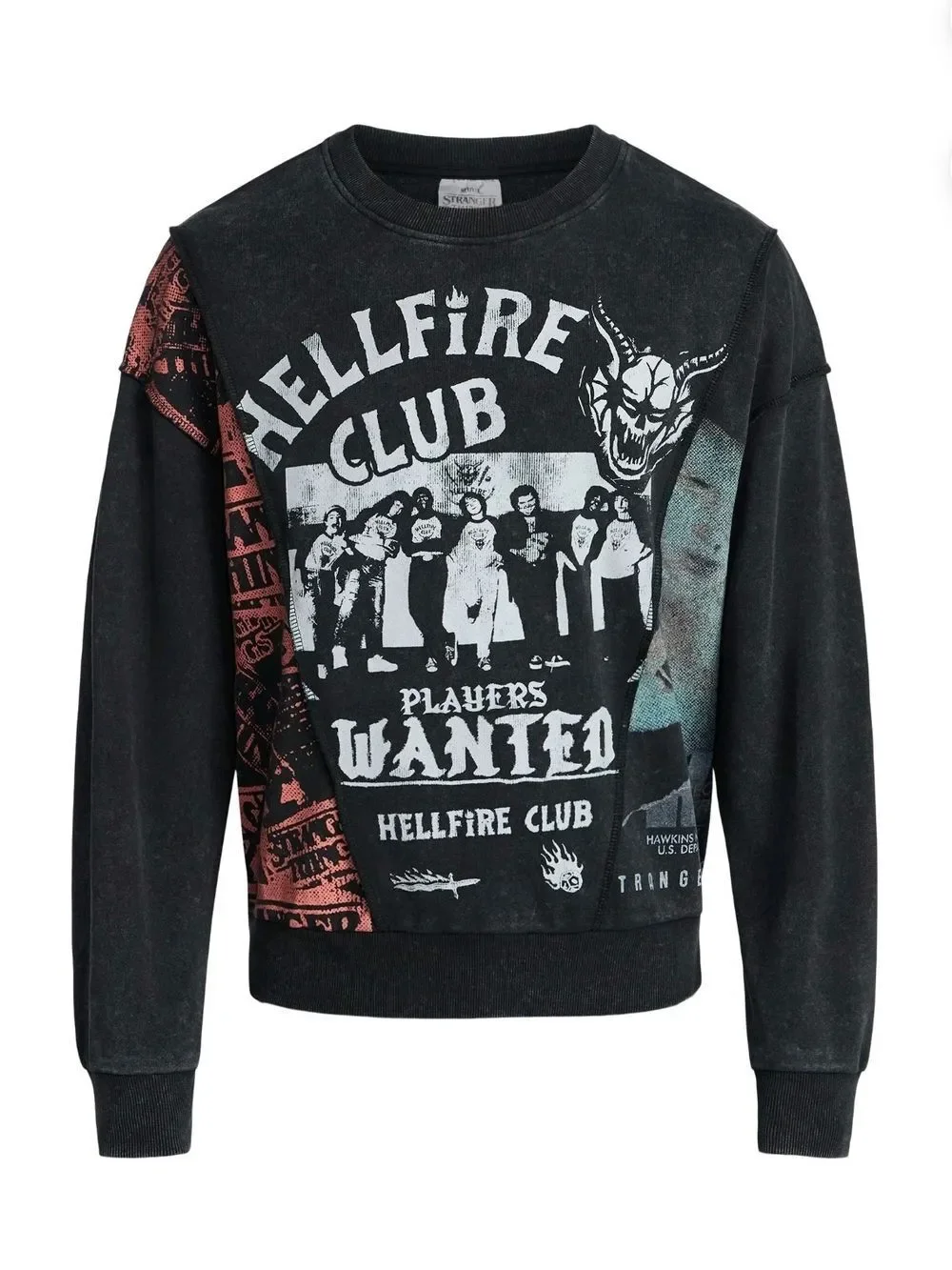 Nwt Men's Netflix Stranger Things Crewneck Sweatshirt, Size L